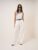 White Pleated Womens Wide Leg Trousers – 15% off w/Code