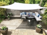 White Square 3.6m Sun Shade Sail, Conservatory Sail Shades, Pergola Canopy, Garden Sail Canopy Waterproof, Patio Gazebo, Tent, Outdoor Sun Sail Shade, Garden Awning