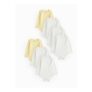 White & Yellow Long Sleeve Bodysuit 7 Pack (Newborn to 24 Months)