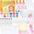 WhizToys DIY Lip Gloss Making Kit,Make Your Own Lip Glosses Set,10-12 Teen Girl Gifts for Makeup Lover Beginner,Tween Girls Trendy Stuff,200ml Lipgloss Base