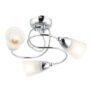 Wickes Arca Semi Flush Ceiling Light – Chrome
