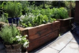 Wickes Decorative Charred Brushwood Garden Sleeper – 100 x 150mm x 1.2m (Free C&C)
