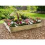 Wickes Modular Rectangular 157L Raised Bed – 145 x 900 x 1200mm – Free C&C