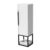 Wickes Rimini Matt White Black Frame Tower Unit
