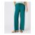 Wide-Leg Crinkle Trousers
