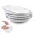 Wieat 8-Inch Ceramic Serving Dish 4-Piece, Microwave & Oven Safe