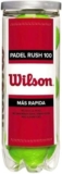 Wilson Padel Rush 100 Paddle – Yellow (3 Balls)