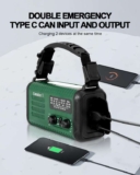 Wind Up Solar Radio, 20000mAh Emergency Hand Crank Weather Radio AM/FM Survival radio with Cell Phone Charger)