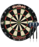 Winmau Diamond Plus Bristle Dartboard Set