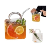 Winnsell Purse-Shaped Drinking Glass with Handles