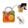 Winnsell Purse-Shaped Drinking Glass with Handles