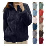 Winter Coats for Women Full Zip Warm Soft Fleece Jacket