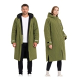 Winthome Hooded Windproof Waterproof Changing Robe with Fleece Lining