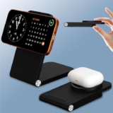 Wireless Charger, Magnetic Foldable Travel Fast Charging Station Stand – Sold by CONGS /FBA