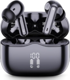 Wireless Earbuds, 2026 Bluetooth 5.4 Headphones in Ear 6D Deep Bass Stereo, 40H Earphones with 4 ENC Noise Cancelling Mic, IP7 Waterproof LED USB-C, AI-Enhanced Calls Bluetooth Earbuds for Android iOS