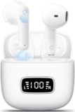 Wireless Earbuds Bluetooth 5.4,Long Battery Life Lightweight Earphones,Comfortable Fit Wireless Headphones For Small Ears,IPX6 Waterproof Earbuds For Running Gym Work Travel Music Calls