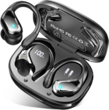 Wireless Earbuds Sports, App Custom EQ, 75Hrs Bluetooth 5.4 Headphones HiFi Stereo, 4 ENC Noise-Cancelling Mic, IP7 Waterproof, Running Earphones with Earhooks, Ear Buds for Android iOS Gym Workout