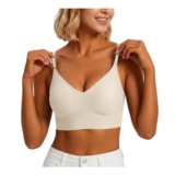Wireless Push-up Jelly Bra, Non-Wired, Soft Adjustable Straps
