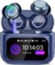 Wireless Sleep Earbuds with Smart Touch Screen, Bluetooth 5.4 Headphones In Ear with ENC Noise Cancelling Mic, 48H Sleep Headphones with 5 EQ Modes, HiFi Stereo IP7 Waterproof Mini Ear Buds, Blue