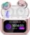 Wireless Sleep Earbuds with Smart Touch Screen, Bluetooth 5.4 Headphones In Ear with ENC Noise Cancelling Mic, 48H Sleep Headphones with 5 EQ Modes, HiFi Stereo IP7 Waterproof Mini Ear Buds, Rose Gold