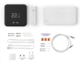 Wireless Smart Thermostat Starter Kit V3 with Hot Water Control – Black Edition