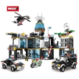 Woma C0555 Police Station Building Block Set 1261 PCS, Ages 6, ABS Plastic Welcome Deal Guangdong Woma Animation Toys Co.