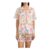 Women Bow Print Two-Piece Pajama Set with Shorts