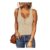 Women Summer Casual Rib Vest Tank Tops Sleeveless Camisole Ribbed Tunic