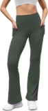 Women Trousers Flared Leggings Bootcut Yoga Pants Strech Sports Pants Casual Bussiness Work Trousers with Pockets