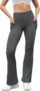 Women Trousers Flared Leggings Bootcut Yoga Pants Strech Sports Pants Casual Bussiness Work Trousers with Pockets