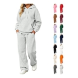 Womens 2-Piece Lounge Set: Hoodie & Sweatpants