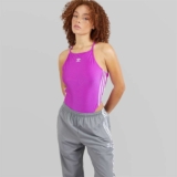 Womens 3-Stripes Adicolor Bodysuit Purple Burst