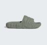 Womens ADILETTE 22 SLIDES, Silver Green / Core Black, Size 5-7