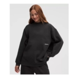 Womens Big Cozy Ultra-Oversized Crew Wordmark
