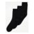 Womens Black Full Cushion Ankle Socks – 3 Pack – Size 4-8 – Free CC