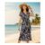 Womens Black & White Summer Dress