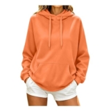 Womens Casual Hoodie with Pockets, Drawstring, Oversized