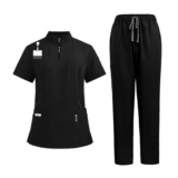 Womens Cotton Scrubs Uniform Set, Slim Fit