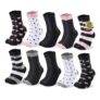 Womens Crew Socks X 10 Pairs