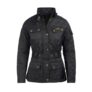 Womens Diamond Quilted Wind Resistant Long Sleeve Slim Fit Quilted Jacket
