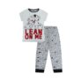 Womens Disney 101 Dalmatians Lean on Me Pyjamas Grey Long Pjs