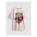 Womens Disney Pixars Cars Cotton Graphic Nightshirt (Size XXS Upto XL)