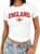 Womens England Football Shirt 2026 Personalised Jersey Soft Lightweight Tshirt Classic Clear Printed Training Top Breathable Ladies Soccer Clothes Tops Short Sleeve Stretch Tee for Football Fans