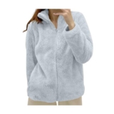 Womens Fleece Winter Jacket – Warm Soft Full Zip