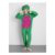 Womens Green Barney Plush Onesie