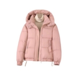 Womens Hooded Puffer Quilted Jacket