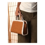 Womens Kismet Borg Trim Tote Bag