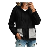 Womens Lightweight Waterproof Windbreaker Jacket UK
