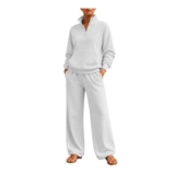 Womens Lounge Set Tracksuit 2-Piece Co-Ord with Hoodie Airport