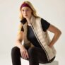 Womens Marizion Quilted Gilet Perfectly Pale ( Sizes 8 to 20 ) w/code free delivery for members.
